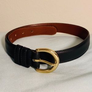 Coach vintage belt small in navy blue